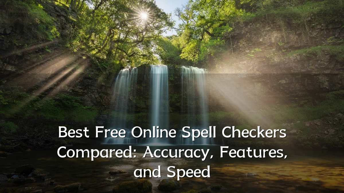 Best Free Online Spell Checkers Compared: Accuracy, Features, and Speed