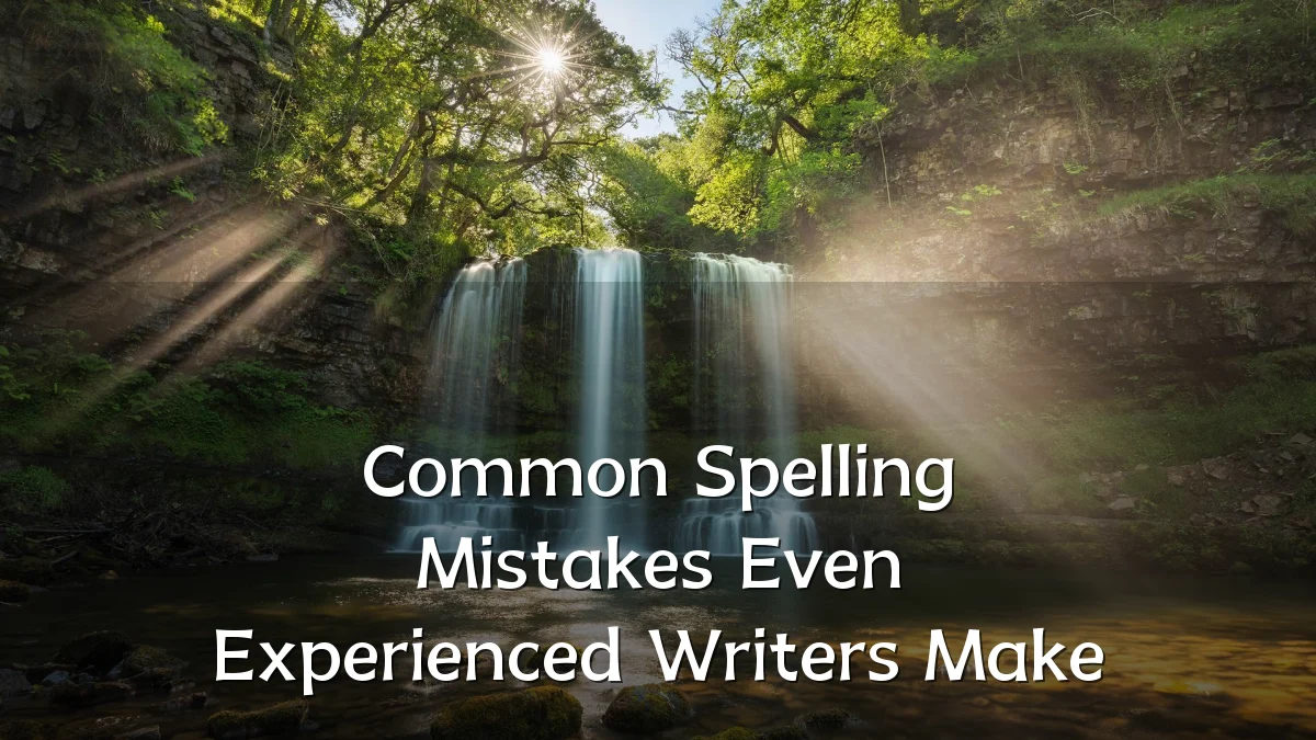 Common Spelling Mistakes Even Experienced Writers Make