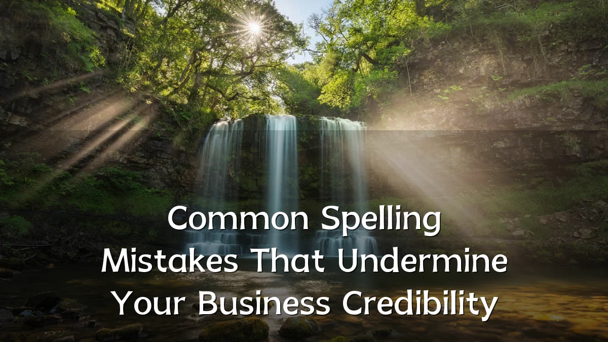 Common Spelling Mistakes That Undermine Your Business Credibility