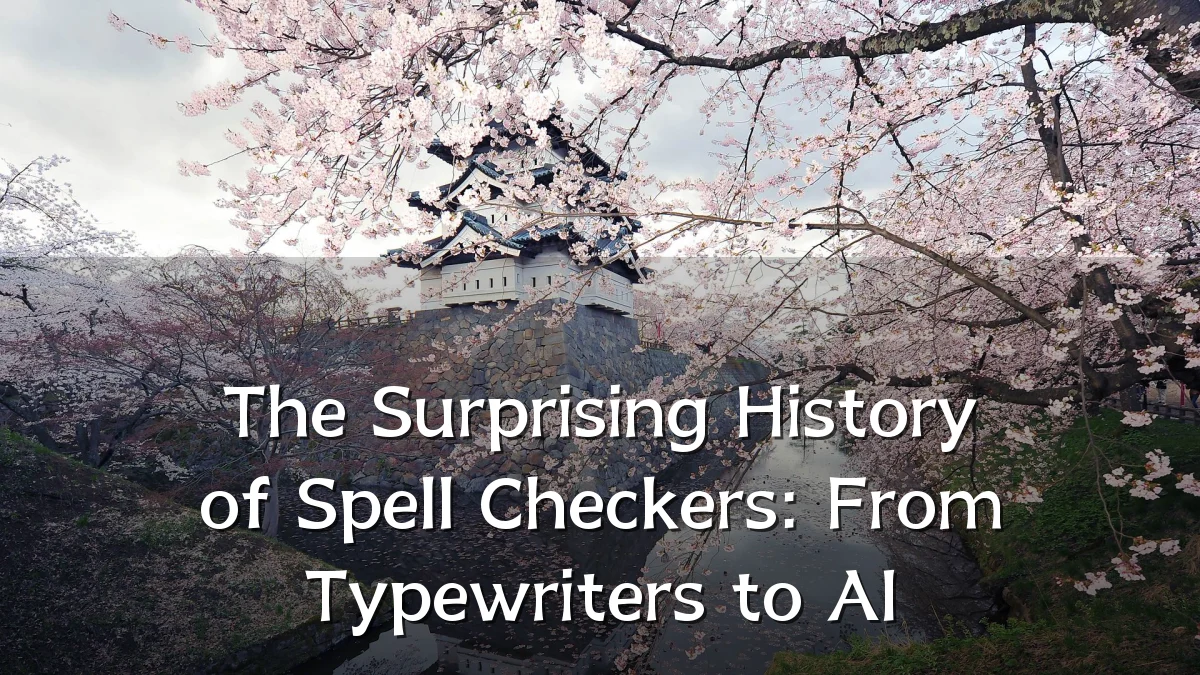 The Surprising History of Spell Checkers: From Typewriters to AI