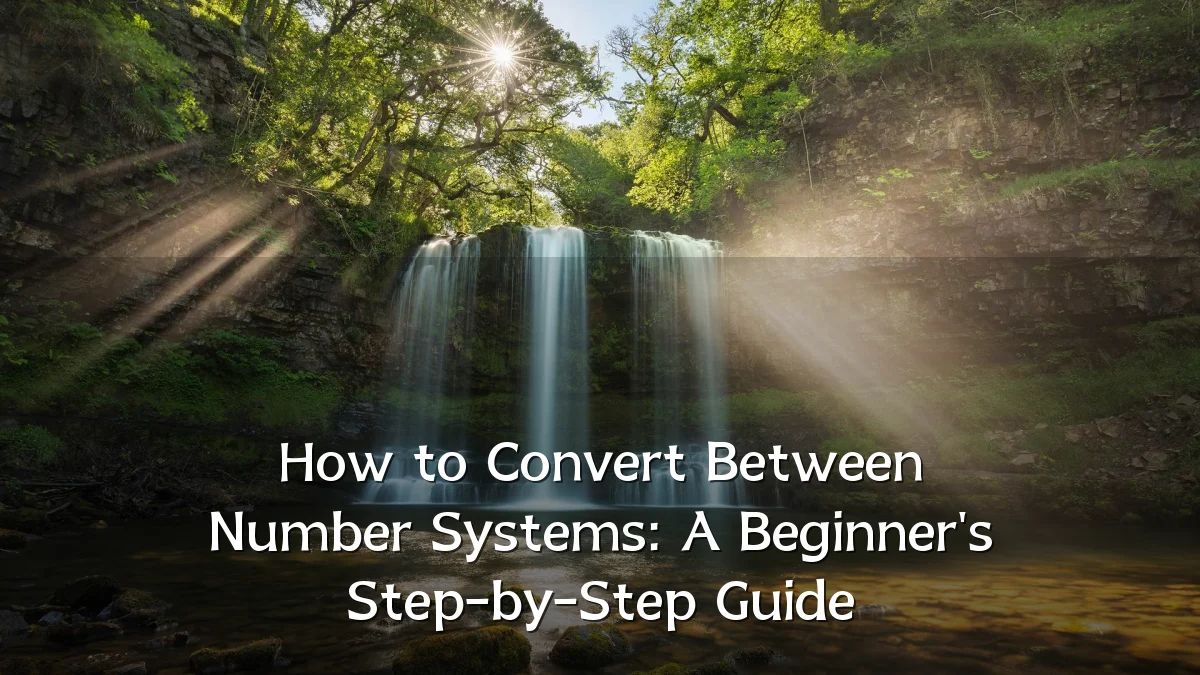 How to Convert Between Number Systems: A Beginner's Step-by-Step Guide
