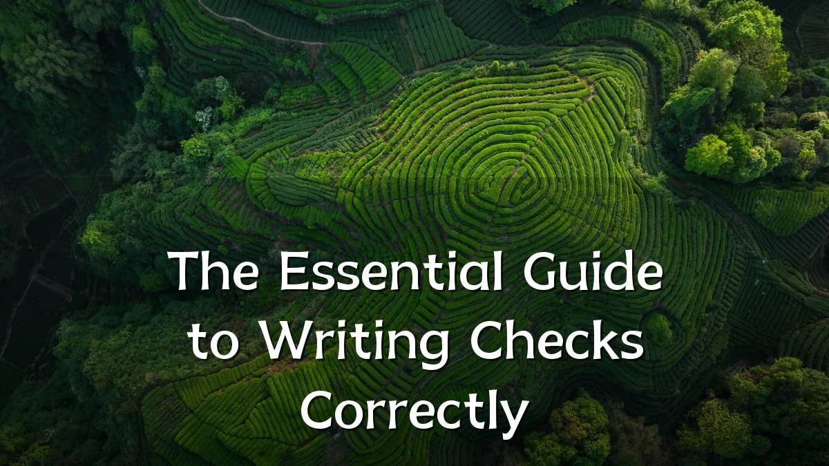 The Essential Guide to Writing Checks Correctly