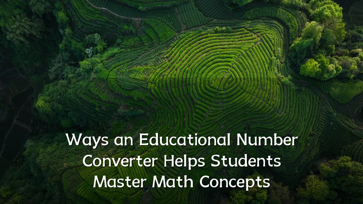Ways an Educational Number Converter Helps Students Master Math Concepts