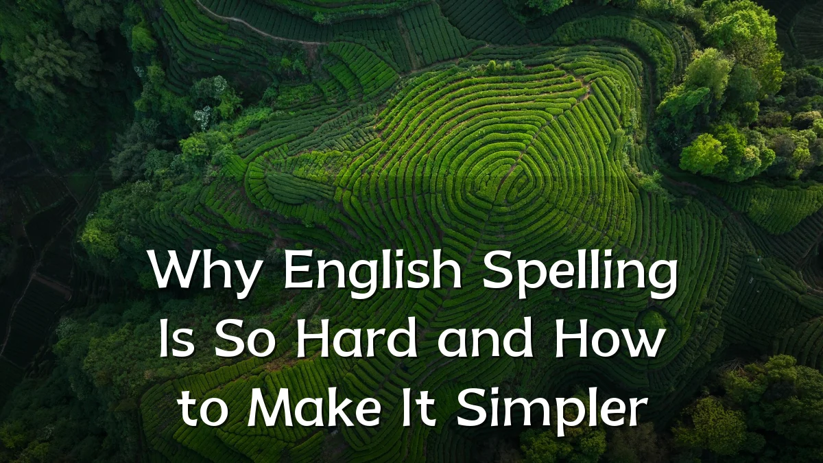 Why English Spelling Is So Hard and How to Make It Simpler
