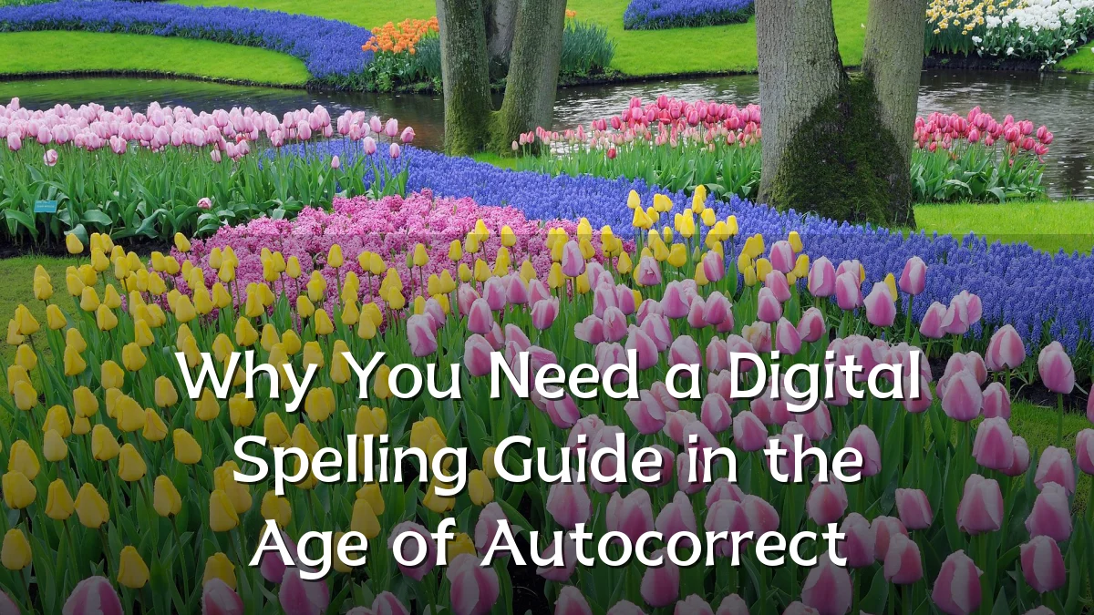 Why You Need a Digital Spelling Guide in the Age of Autocorrect